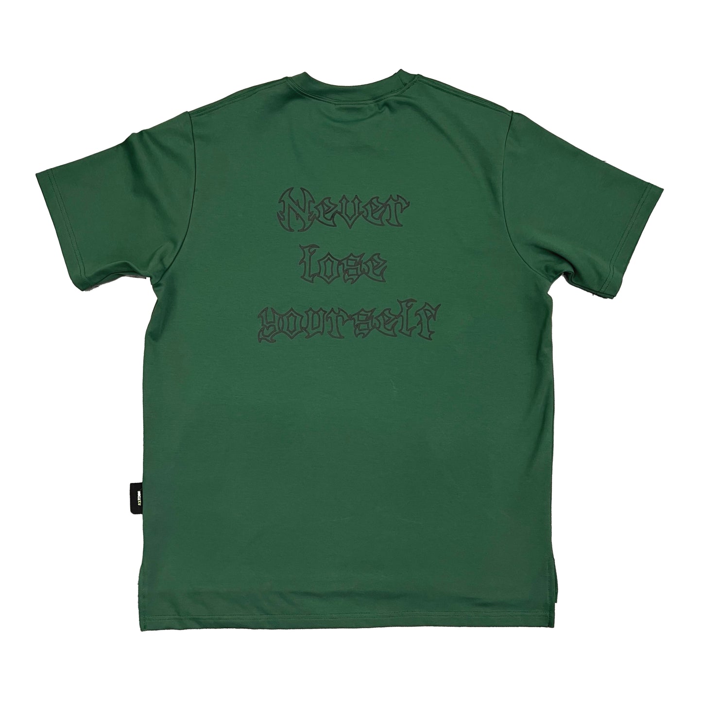 Society | Never Lose Yourself Front Smiley Tee (Dark Green)