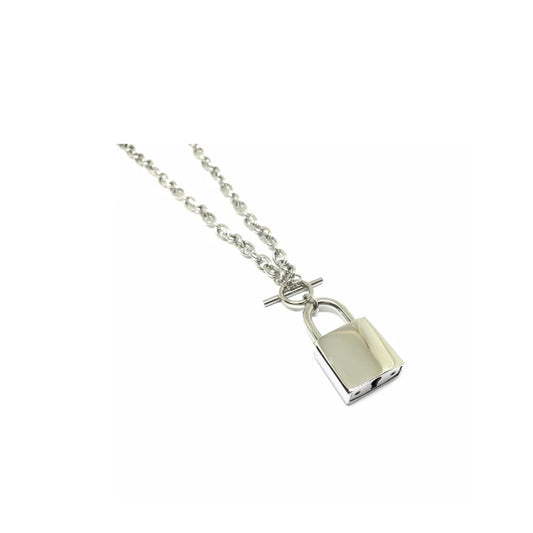 EK | Lock Necklace Silver