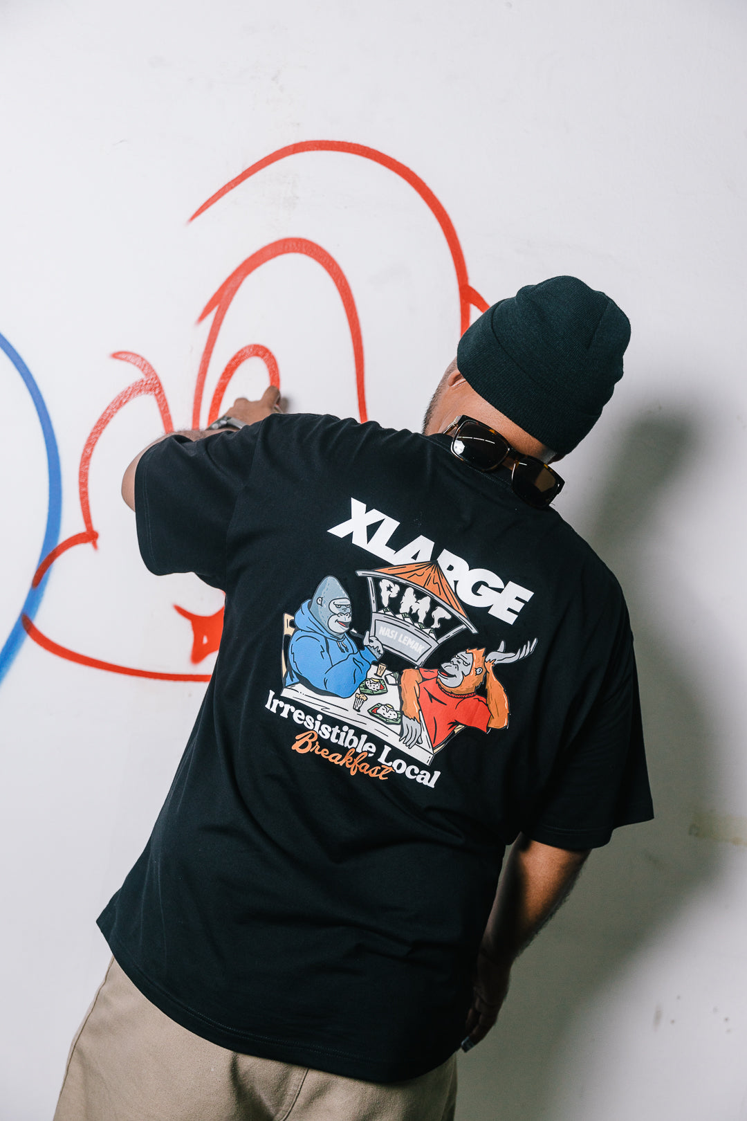 PMC x XLarge | Local Breakfast Tee Black