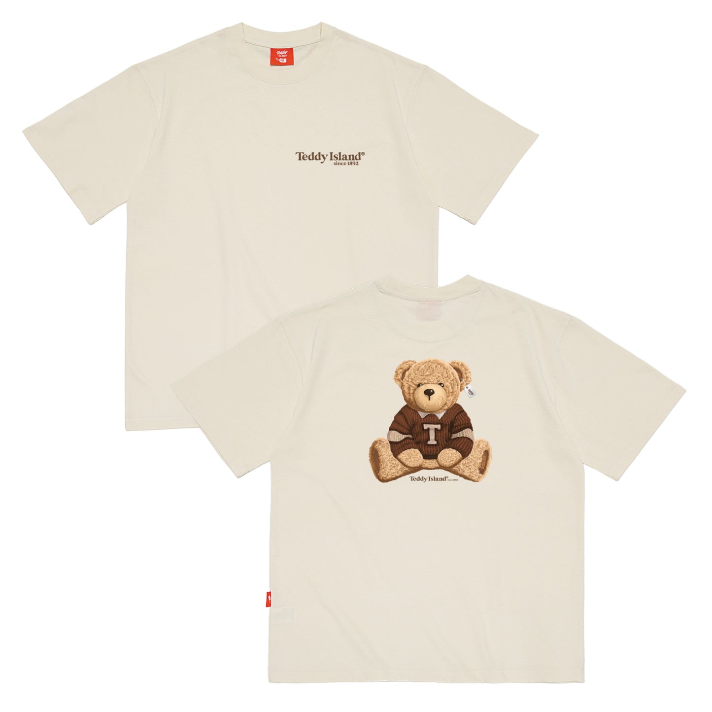 Teddy Island | 'Back' Sit Teddy T-Shirt