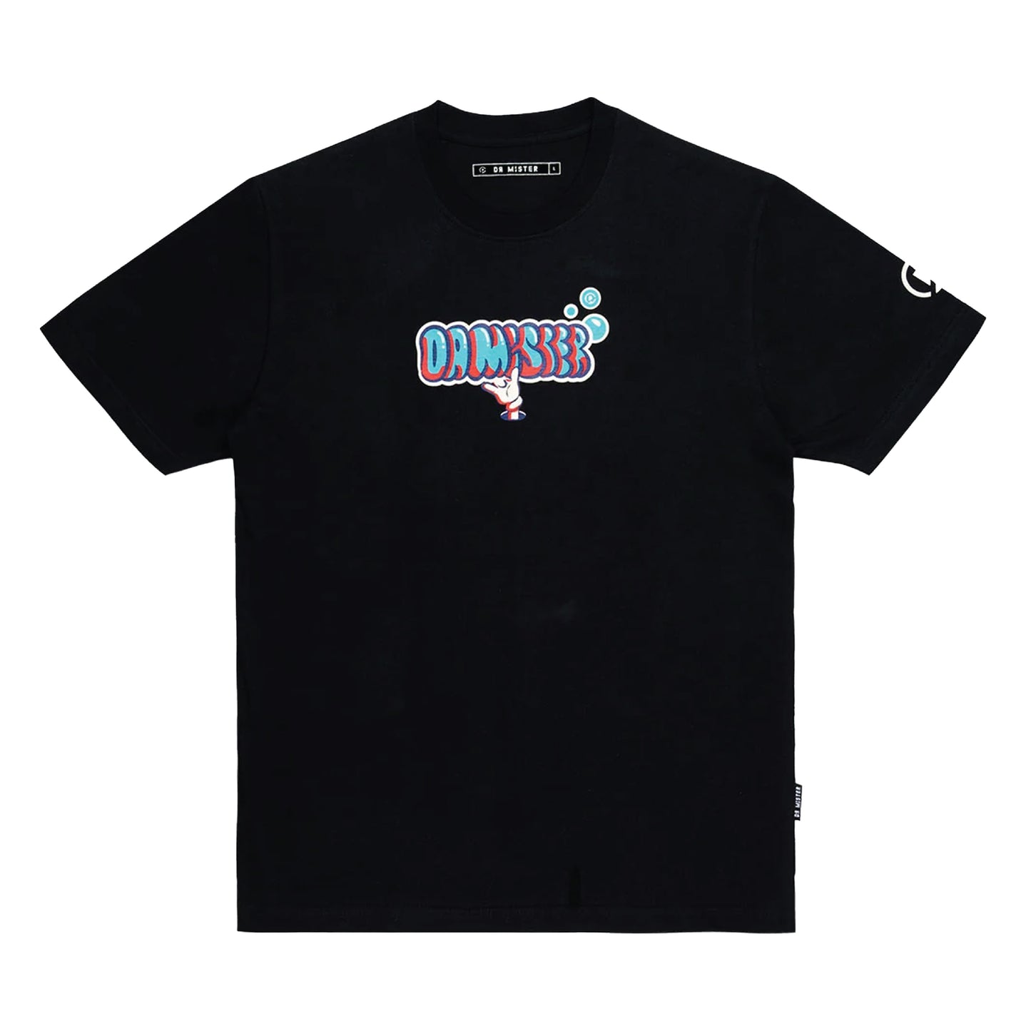 DR MISTER | Bubble Gum Logo Tee Black