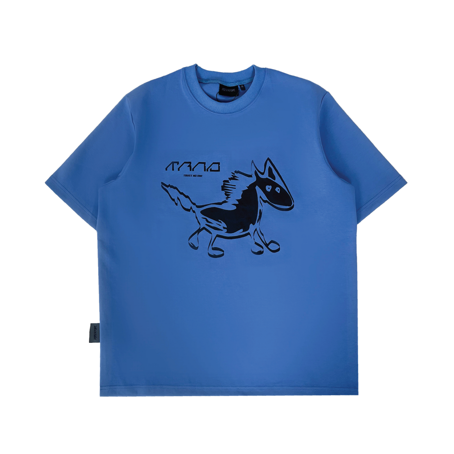 TRUST NO ONE | Majestic Horse Spirit Tee Blue