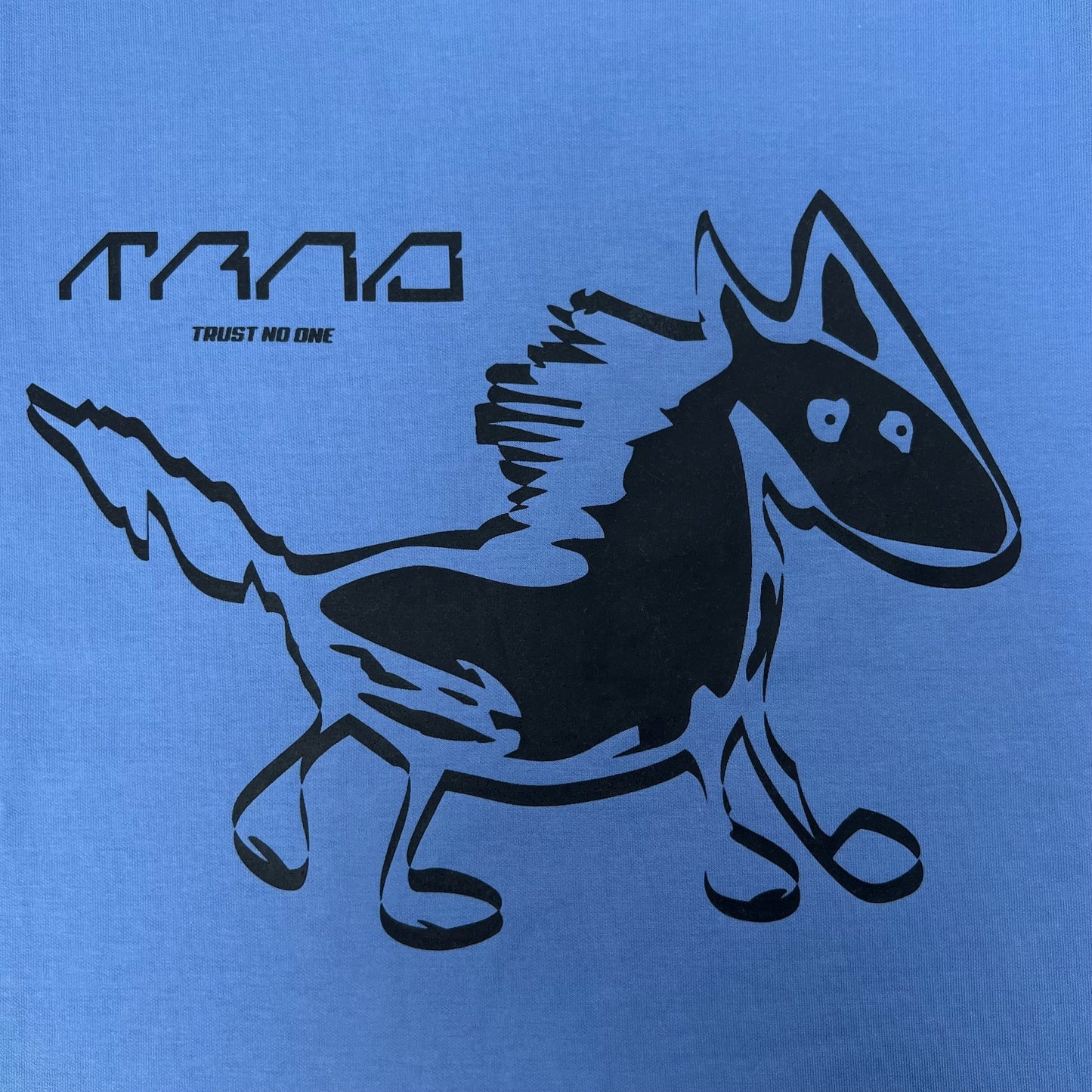 TRUST NO ONE | Majestic Horse Spirit Tee Blue