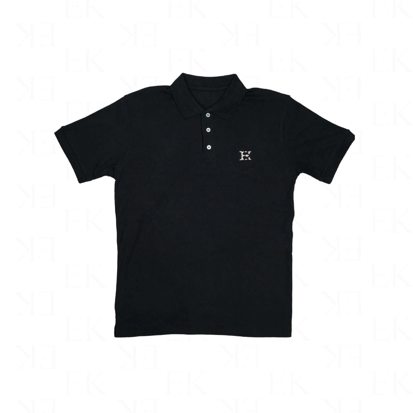 Logo Polo Tee Black