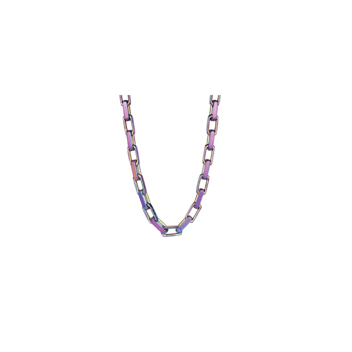 Rainbow Steel Necklace