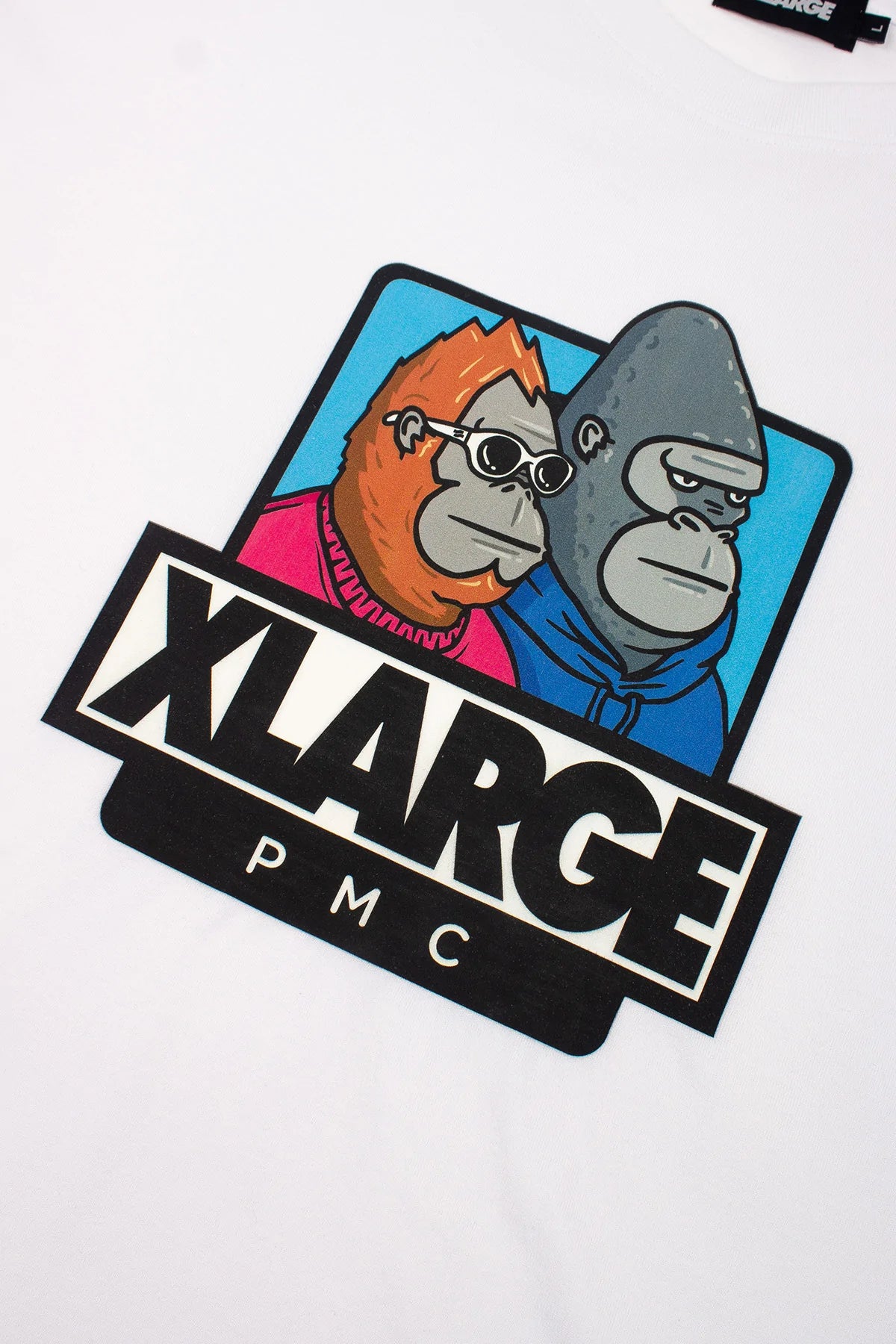 PMC x XLarge | Joined Logo Tee White