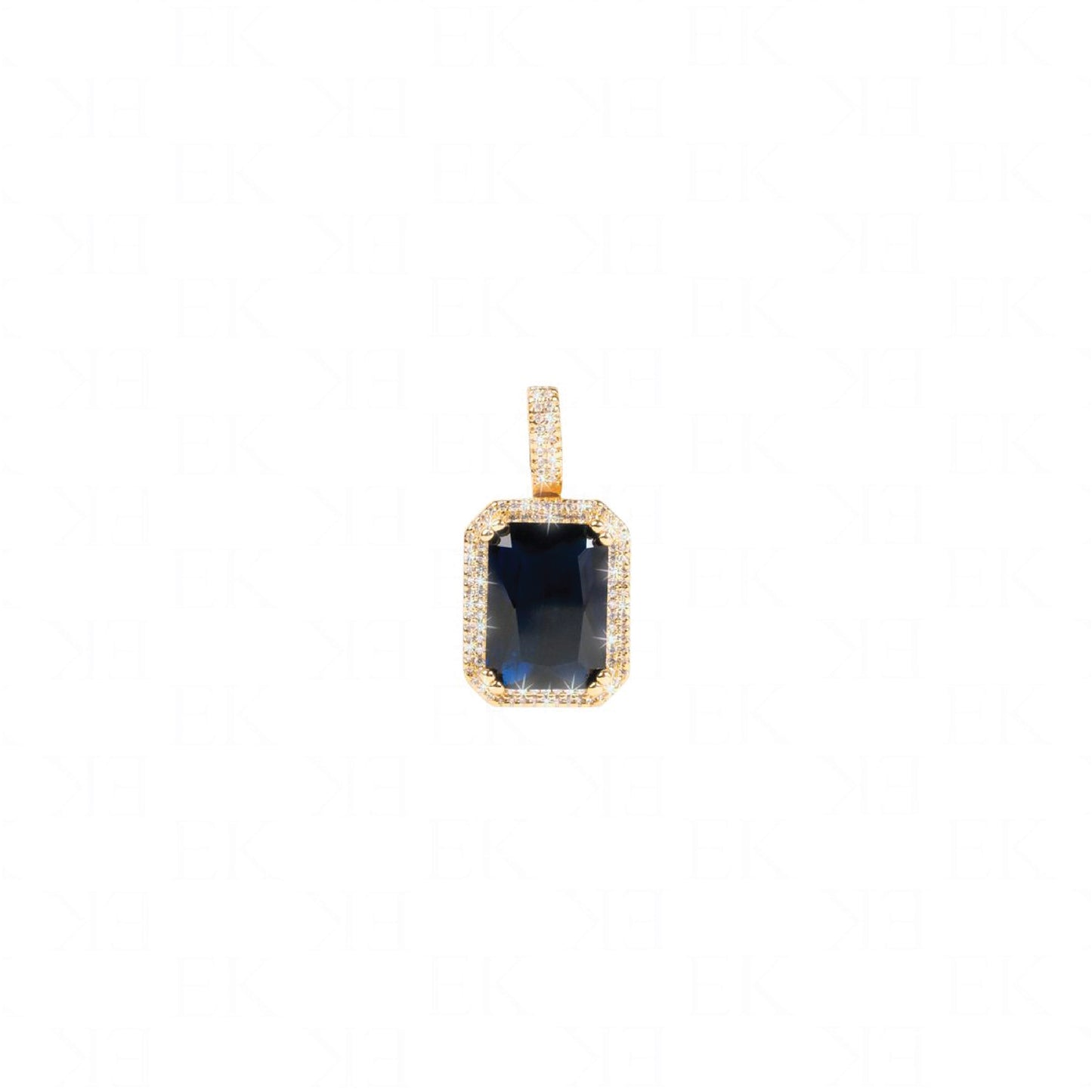 Sapphire Necklace Gold (Multi Color)