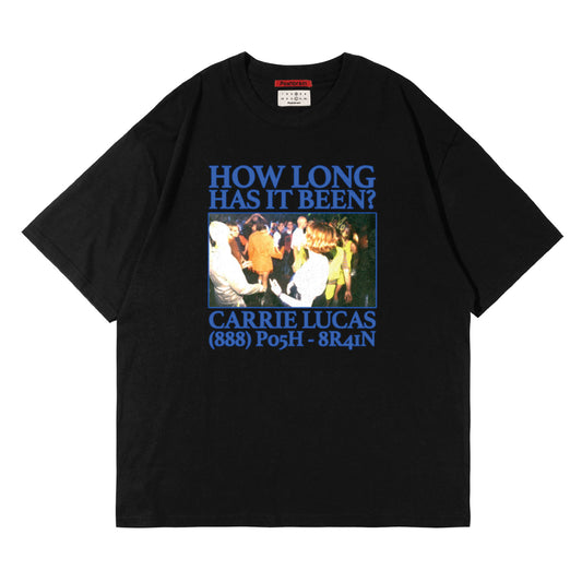 Poshbrain | How Long Tee Black